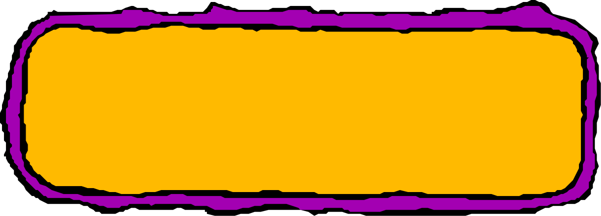 Vibrant Yellow and Purple Square Clipart with Black Border