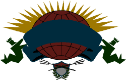 Cartoon Character with Sun on Head - Playful Borders Clipart