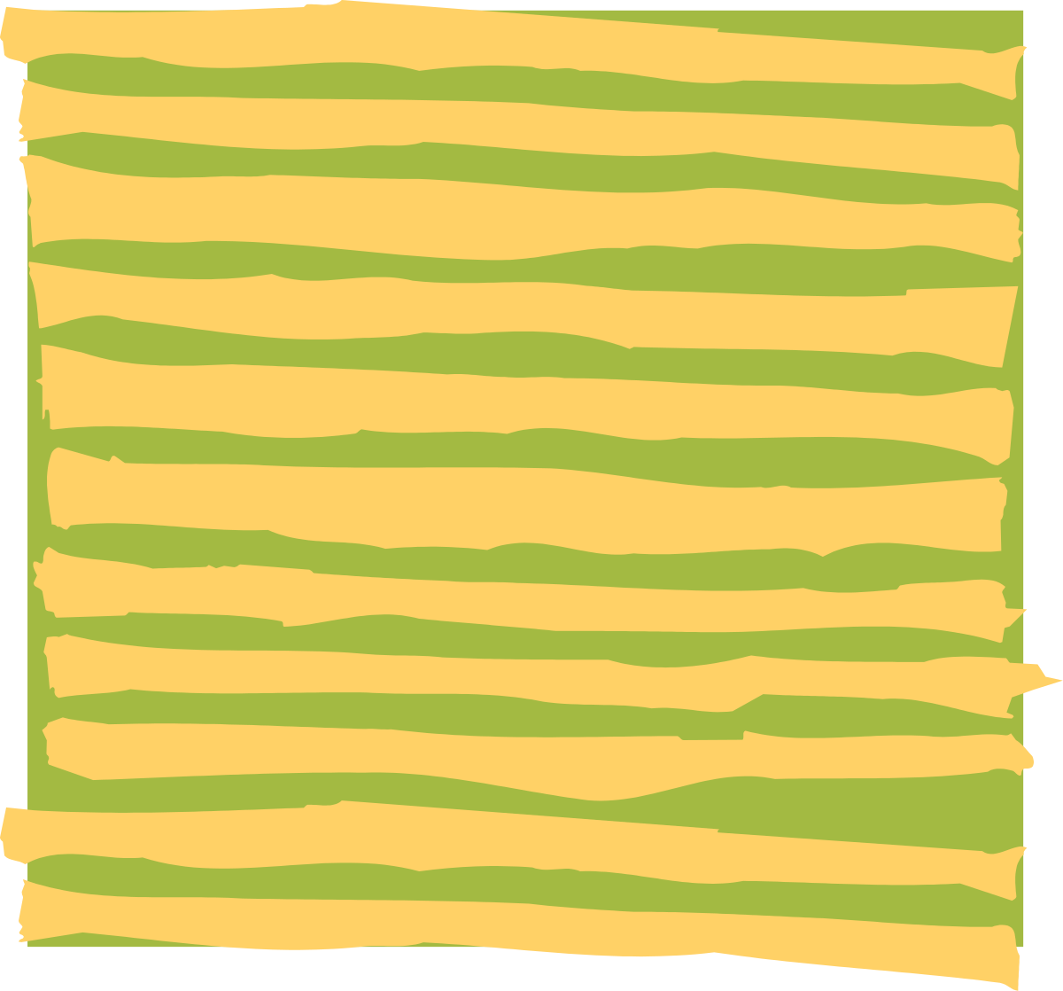 Vibrant Green and Yellow Striped Border Clipart for Creative Projects