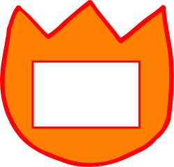 Blank Sign on a Fiery Background - Versatile Clipart for Creative Projects