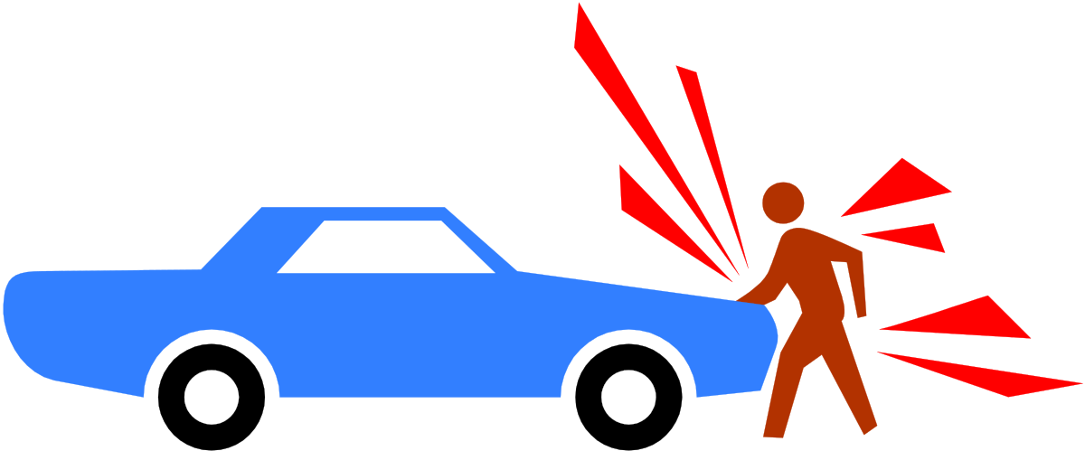 Car Clipart: Man Standing Next to Vehicle Scene