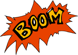 Boom Sound Effects Clipart: Dynamic Sound Waves and Musical Icons