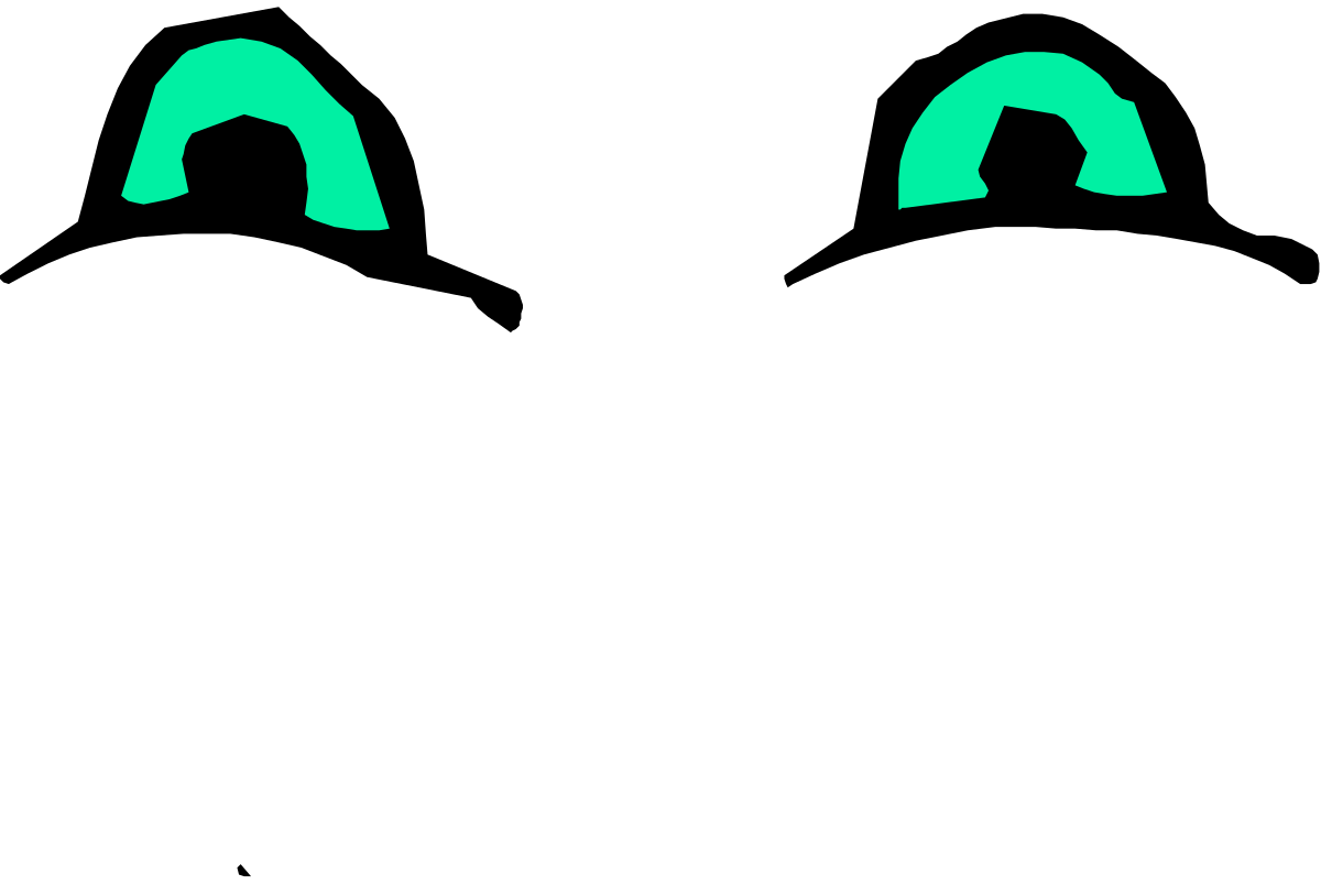 a black background with two green eyes clip art png transparent Green Eyes on Black Background Clipart: Mysterious and Enigmatic