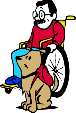Cartoon Dog Riding a Bike with Man - Fun Clipart