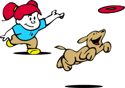 Boy Playing with Dog Clipart - Fun and Engaging SVG Illustrations