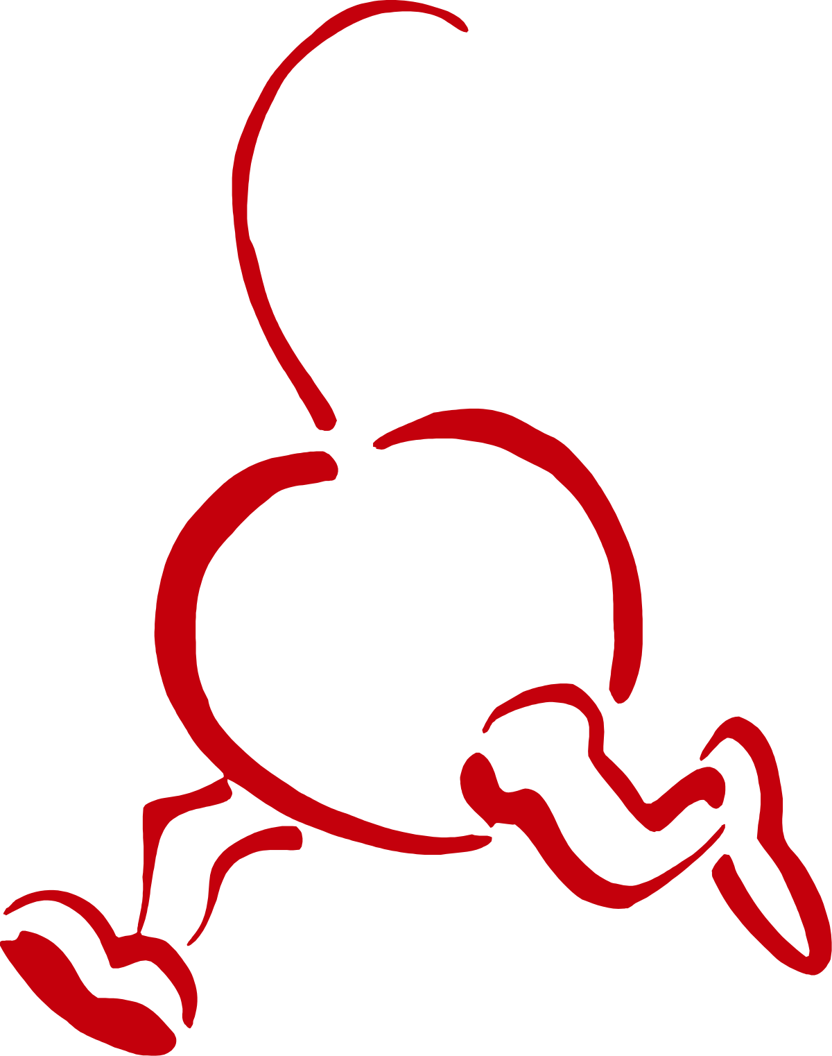 a red cat with a tail and tail clip art png transparent Red Cat Clipart with Tail - Adorable Feline Graphics