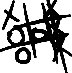 Black and White Logo with Letter P - Stylish Clipart Design