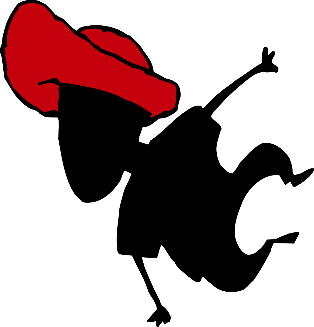 a red shoe on a black background clip art png transparent Red Shoe Clipart on Black Background - Fashion Icon