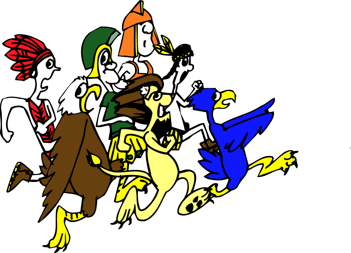 a group of people riding horses on a black background clip art png transparent Group of People Riding Horses on a Black Background