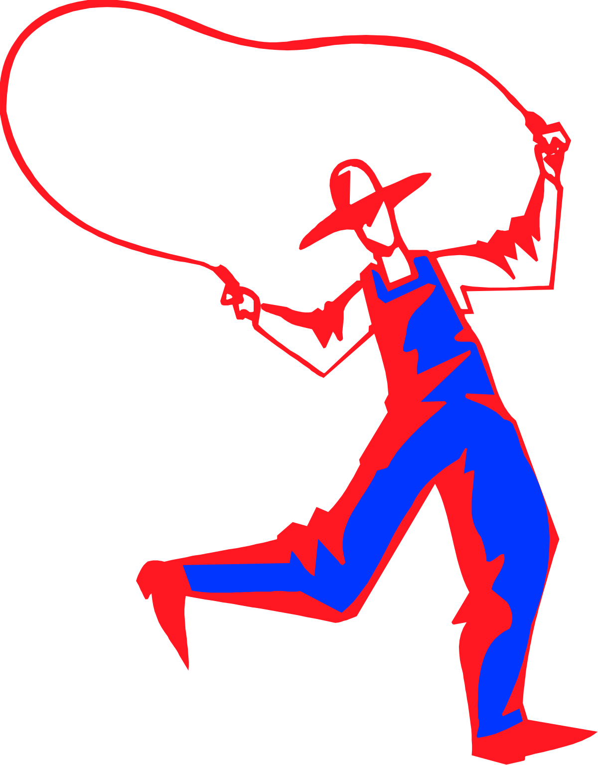 Cloud Carrying Man Clipart - Unique and Whimsical SVG Illustration
