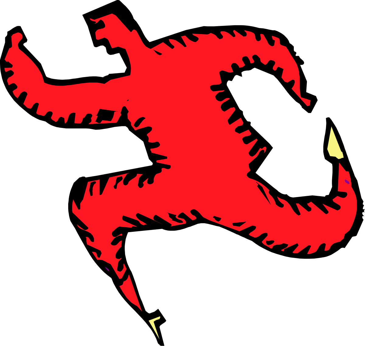 a red lion is running across the screen clip art png transparent Red Lion Running Clipart - Dynamic Animal Graphic for Your Projects