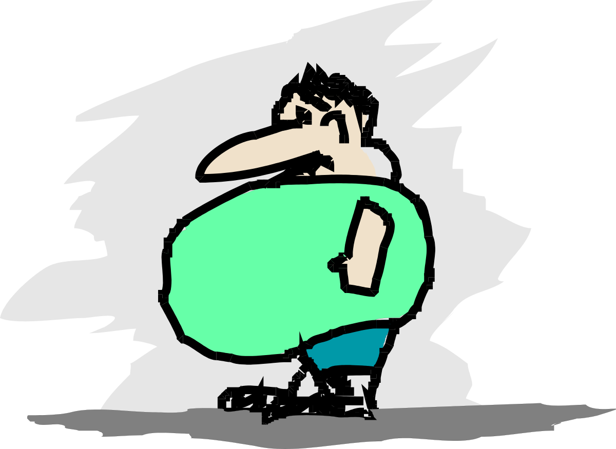 a man with a green shirt and blue shorts clip art png transparent Man in Green Shirt and Blue Shorts Clipart - Vibrant Character Illustration