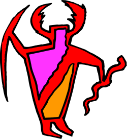 Woman in Red and Yellow Dress Clipart - Vibrant and Stylish Illustration