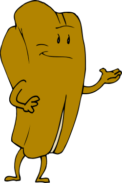 Cartoon Character with a Big Smile Clipart - Joyful and Fun Illustrations
