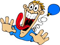 Cartoon Character with Balloon in Mouth: Fun Clipart for Every Occasion