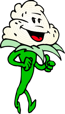 Cartoon Character with Green Cape and White Face - Vibrant Clipart