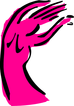 Pink Bird with Spread Wings Clipart for Creative Projects