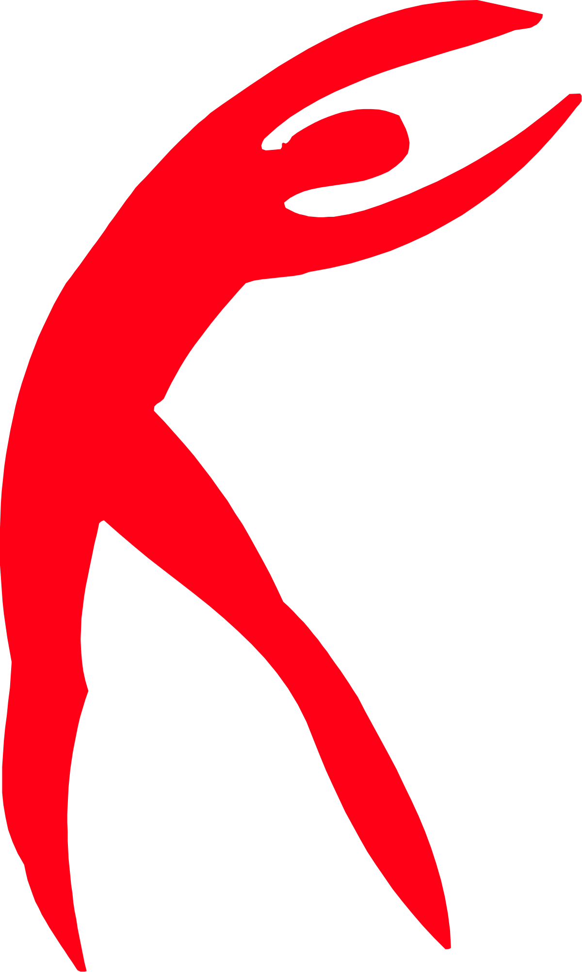 Red Bird Logo Design: Striking Red and Black Clipart