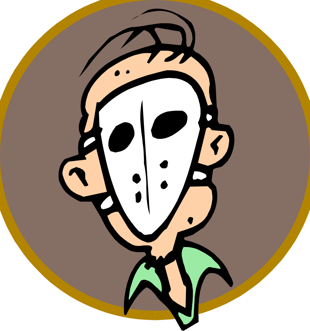 a man with a mask on his face clip art png transparent Masked Man Clipart: Mysterious Figure for Your Projects