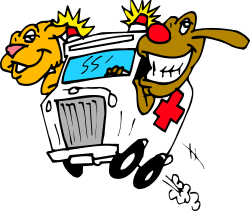 Cartoon Dog Riding in a Car Clipart - Fun and Whimsical Designs