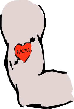Michigan Map with Heart Illustration - Perfect for Love and Travel Themes