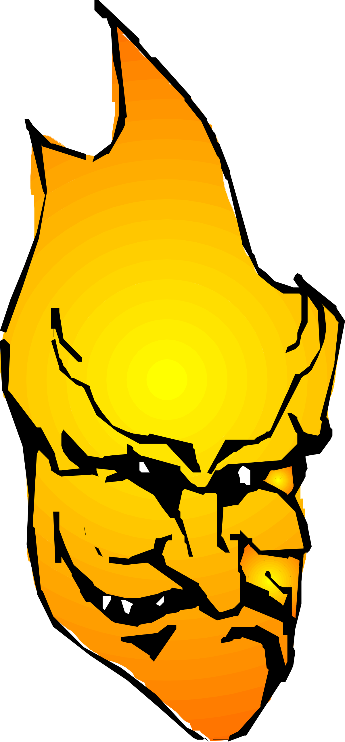 a cartoon character with a big grin on his face clip art png transparent Grinning Cartoon Character Clipart for Fun Designs