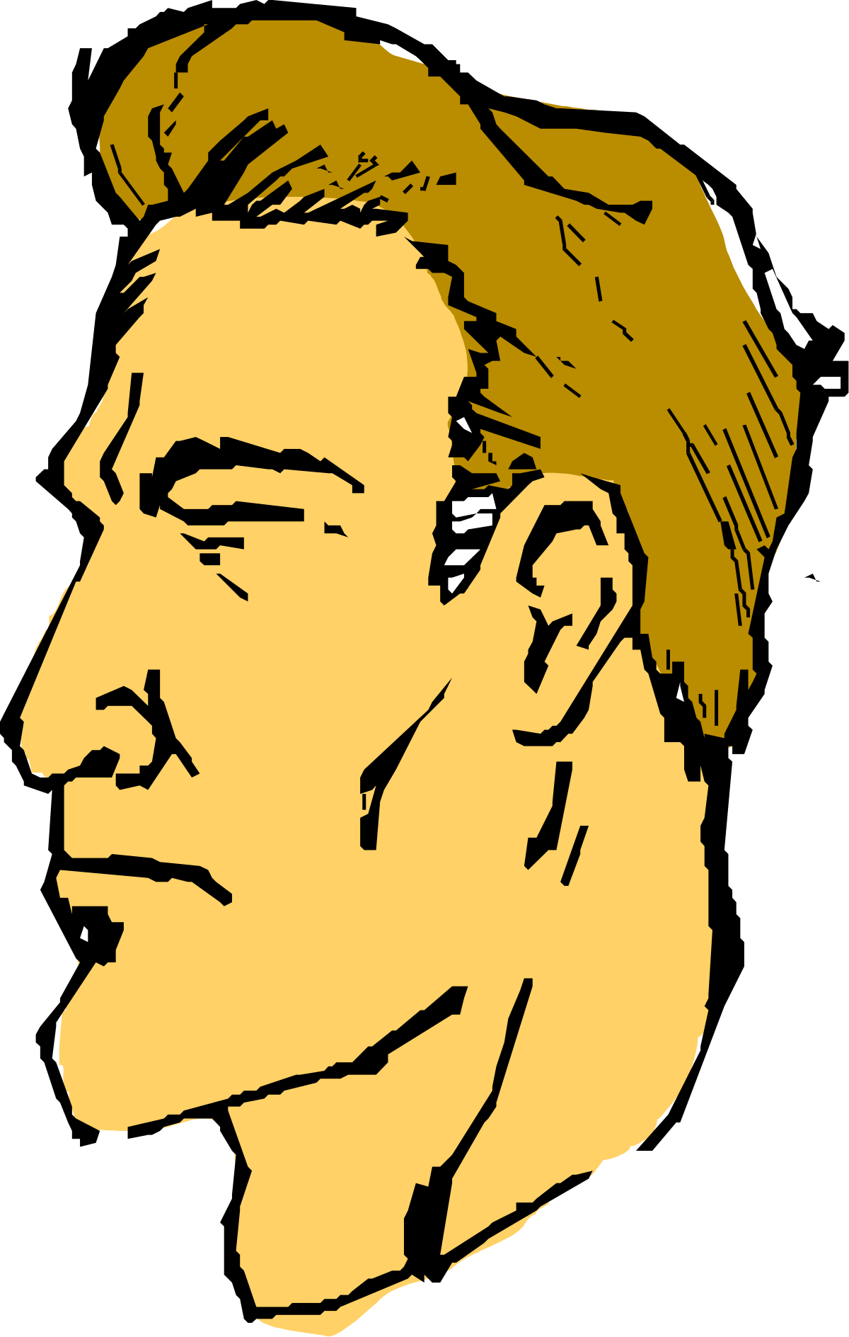 Bearded Man with Mustache Clipart - Diverse and Stylish Illustrations