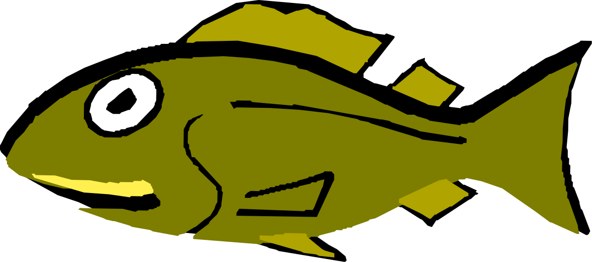 Fish Wearing a Hat Clipart - Fun and Quirky Graphics