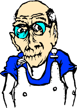 Man with Glasses and Tie - Stylish Clipart for Professional Use