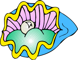 Cartoon Fish with Shell on Back - Vibrant Clipart Illustration