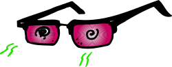 Cartoon Face with Two Eyes  Fun and Playful Clipart