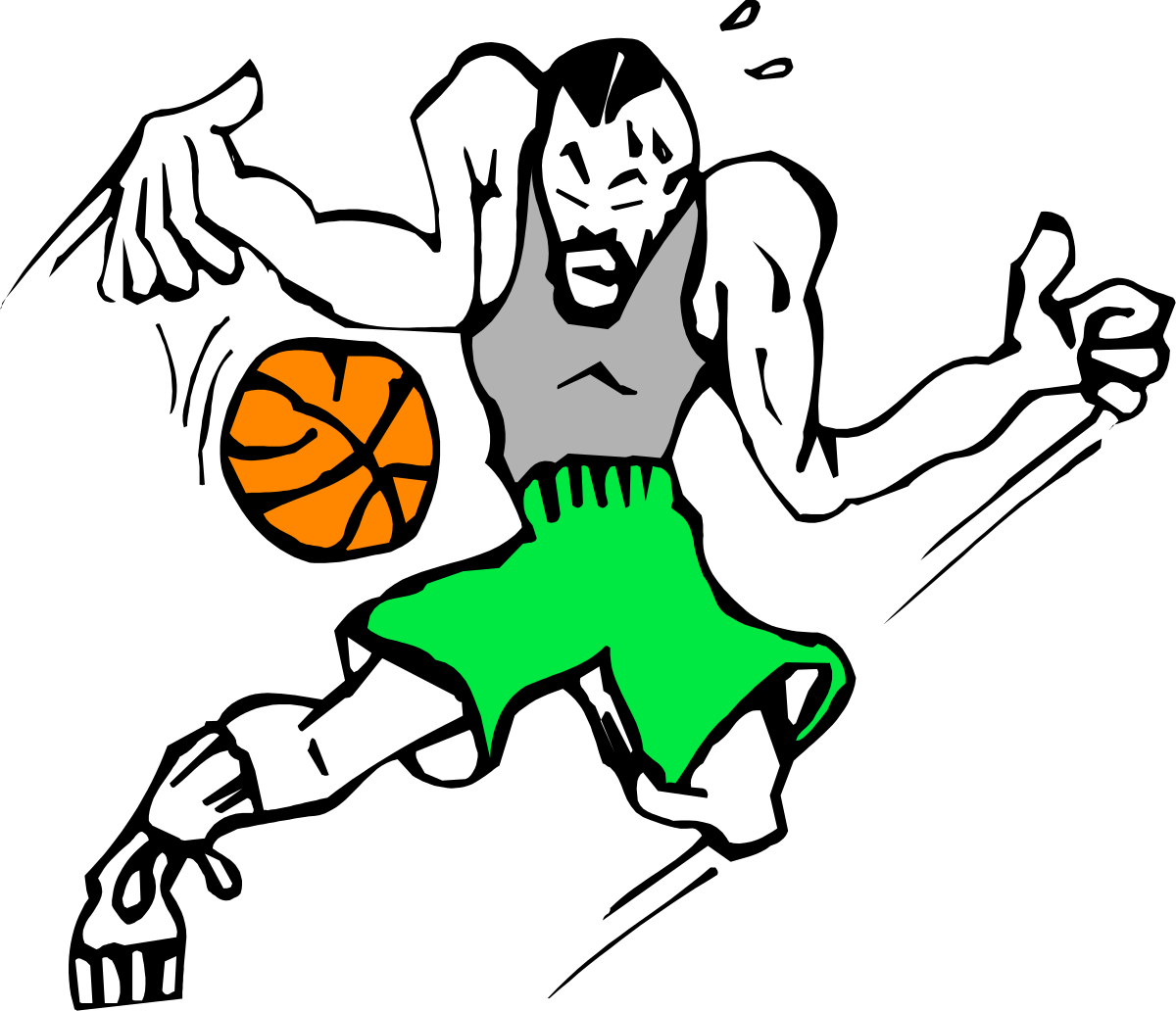 a basketball player with a ball in his hand clip art png transparent Basketball Player with Ball - Dynamic Clipart for Sports Enthusiasts
