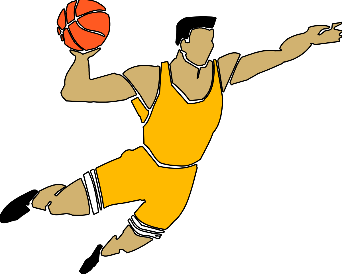 a basketball player jumping up to the basket clip art png transparent Basketball Player Jumping to the Basket Clipart - Dynamic Sports Action