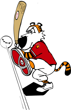 Cartoon Dog Holding Baseball Bat Clipart for Fun Designs