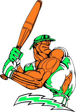 Baseball Player Swinging Bat Clipart - Dynamic Sports Action Graphics