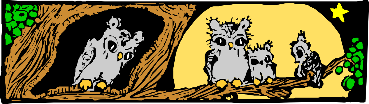 Ghostly Encounters: Three Spooky Spirits in a Forest Clipart