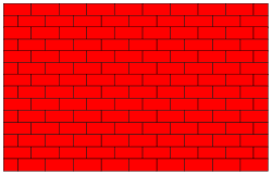 Brick Wall Clipart with Black Border for Creative Projects