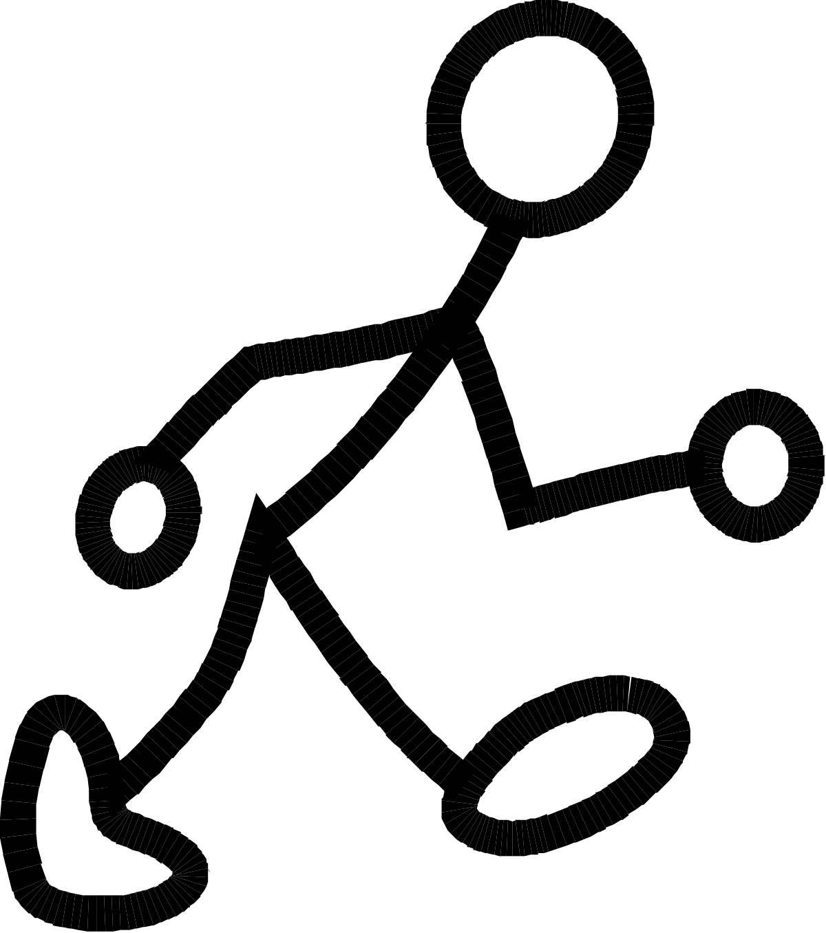Circle Clipart - Black and White Graphic for Versatile Use