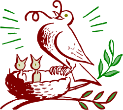 Bird on Tree Branch Clipart: Nature's Serene Beauty