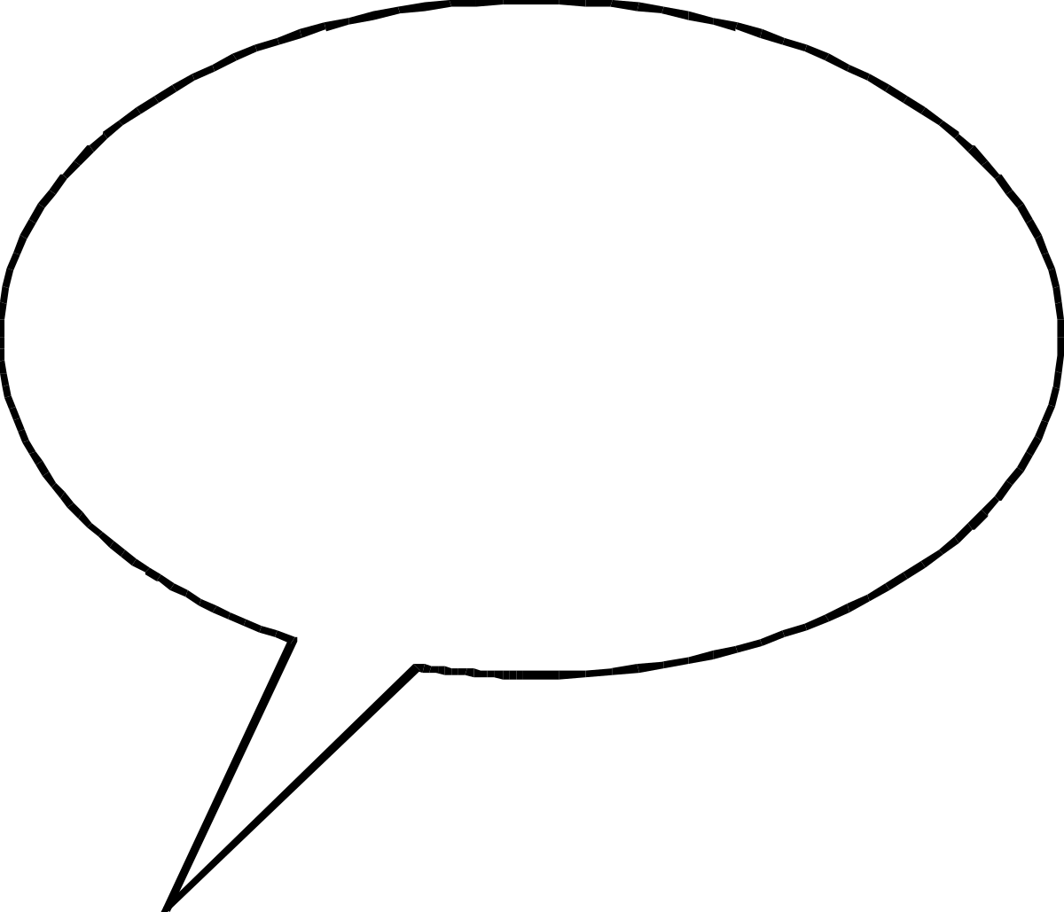Speech Bubble Clipart with White Background for Effective Communication