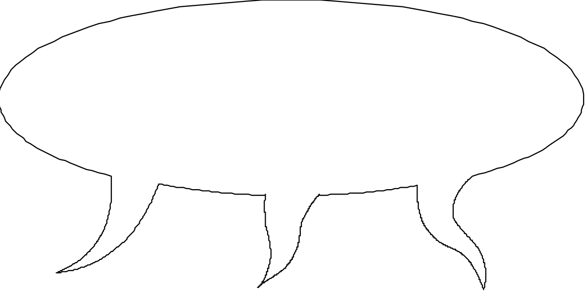 Speech Bubble Clipart: Perfect for Communication and Dialogue Representation