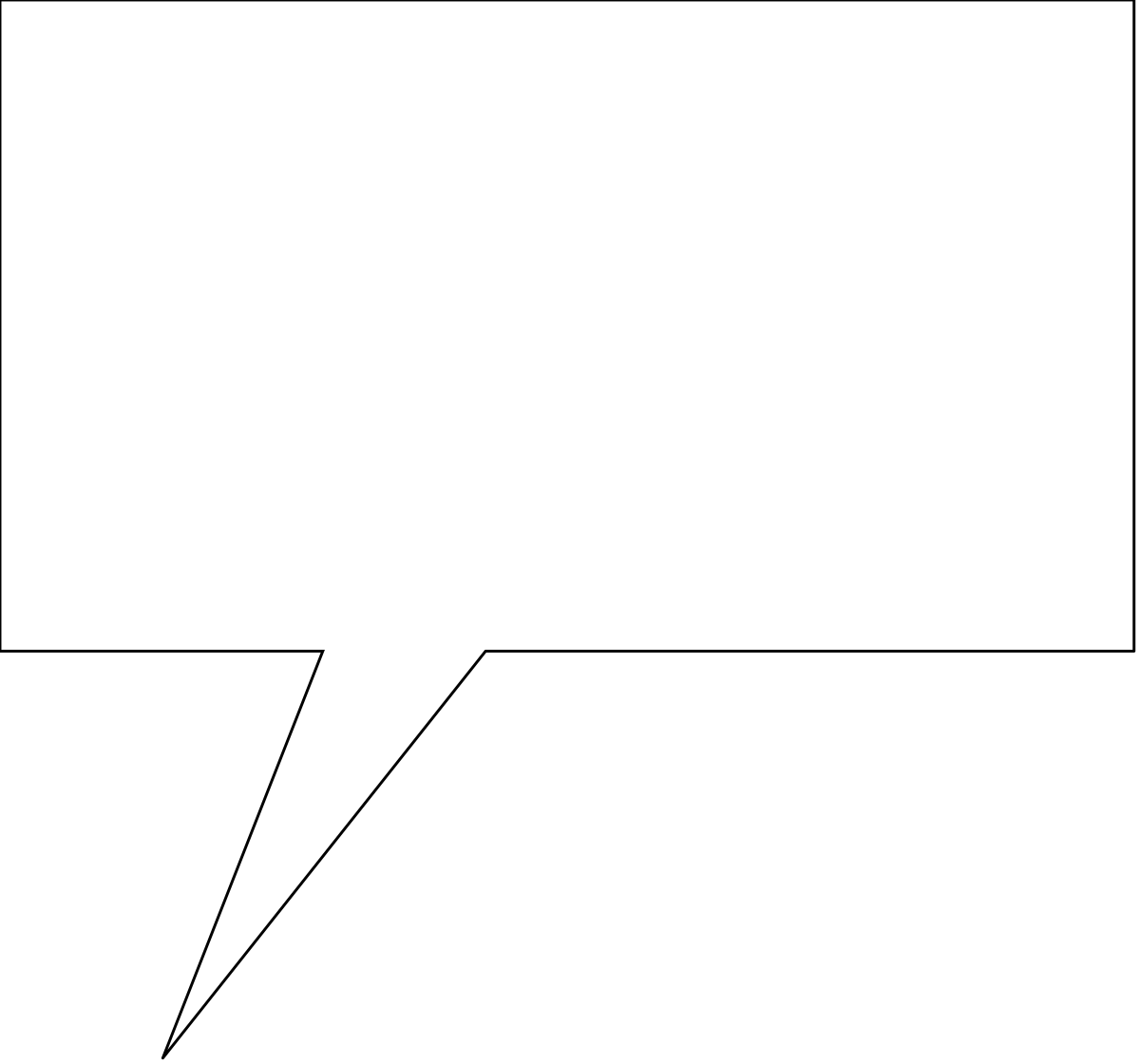Speech Bubble Clipart on White Background  Perfect for Communication
