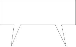 White Speech Bubble on Black Background - Perfect for Communication Themes