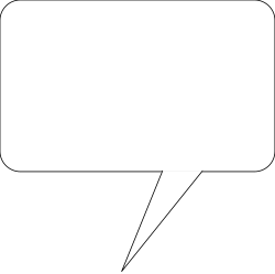 Speech Bubble Clipart on White Background for Effective Communication