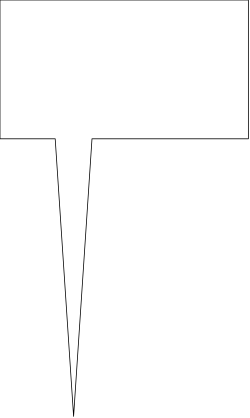 White Speech Bubble on Black Background - Perfect for Communication Graphics