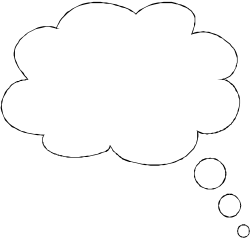 Thought Bubble Clipart - Expressive Speech Bubbles for Creative Communication
