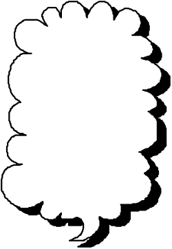 White Ink Spot on Black Background Clipart