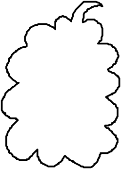 White Ink Stain on Black Background - Artistic Clipart Graphic