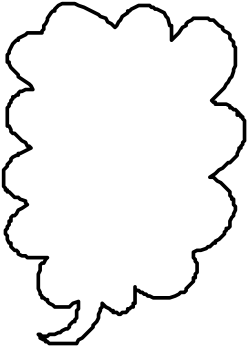 White Ink Stain on Black Background - Unique Clipart for Creative Projects