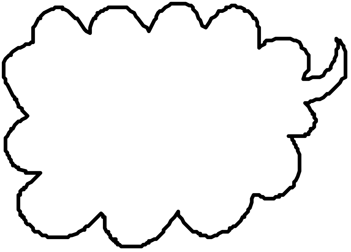 White Flower on Black Background - Stunning Clipart for Elegant Designs